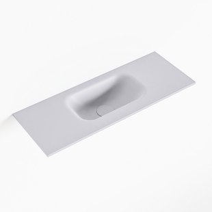 MONDIAZ EDEN Cale solid surface inleg wastafel voor toiletmeubel 60cm. Positie wasbak midden