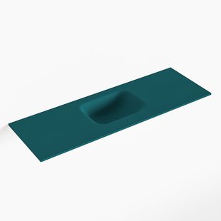 MONDIAZ LEX Smag solid surface inleg wastafel voor toiletmeubel 90cm. Positie wasbak midden