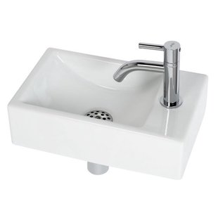 Plieger Fonteinset Austin 37x23 cm Wit Kraangat Rechts