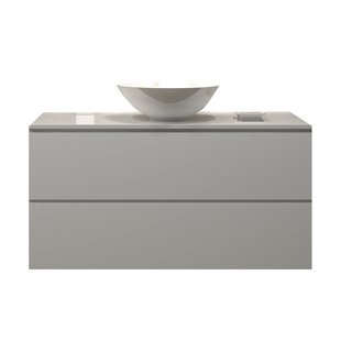 Badkamermeubelset Gliss Hermes 100 cm Hoogglans Wit Met Waskom