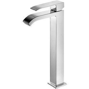 Tres Cuadro Wastafelmengkraan met waterval-uitloop chroom 00681001