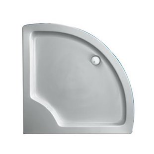 Douchebak Plieger Luxury Kunststof Acryl Kwartrond Radius 55 90x90x18.5 Wit Douchebak Plieger Luxury Kunststof Acryl Kwartrond Radius 55 90x90x18.5 Wit