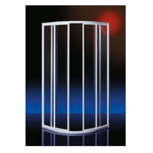 Douchecabine Plieger Class Kwartrond 92x185cm 3mm Glas Wit