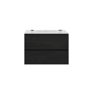 Badkamermeubelset Gliss Zeus 90 cm Zwart Eiken