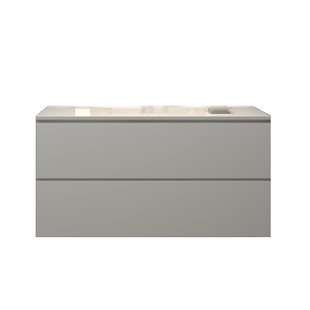 Badkamermeubelset Gliss Zeus 100 cm Hoogglans Wit