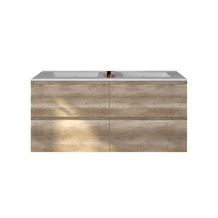 Badkamermeubelset Gliss Zeus 120 cm Oud Grijs Eiken