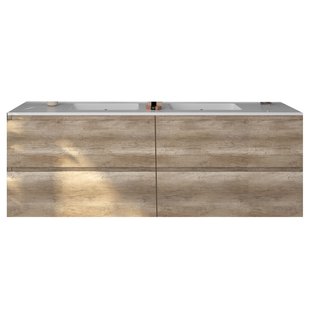 Badkamermeubelset Gliss Zeus 160 cm Oud Grijs Eiken