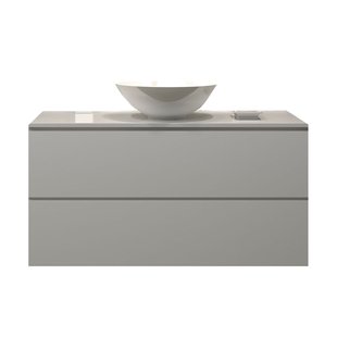 Badkamermeubelset Gliss Zeus 100 cm Hoogglans Wit Met Waskom