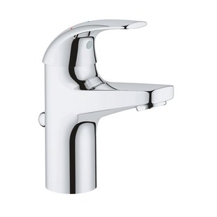 Wastafelkraan GROHE Start Curve 1-gats S-size met Waste en 28 mm ES Cartouche Chroom