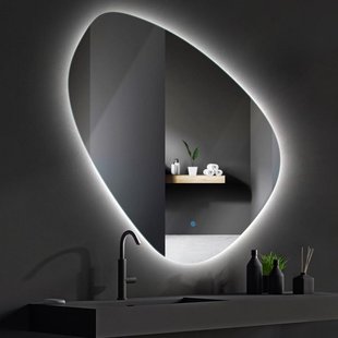 BWS Badkamerspiegel | Spark Pendel | met LED verlichting | 100x100cm