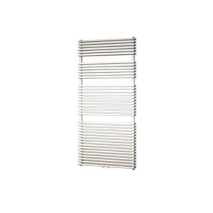 Designradiator Florion Nxt Dubbel 171 x 50 cm 1161 Watt met Middenaansluiting Zilver Metallic