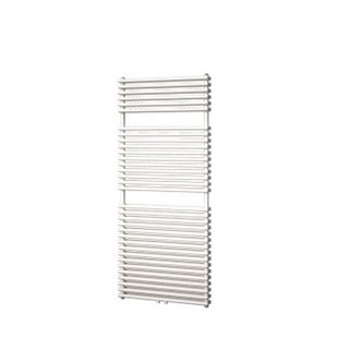 Designradiator Florion Nxt Dubbel 140,6 x 60 cm 1153 Watt met Middenaansluiting Wit Structuur