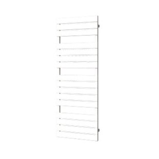 Designradiator BWS Genuo met Middenaansluiting 152 x 55 cm 800 Watt Wit Structuur