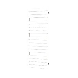 Designradiator BWS Genuo met Middenaansluiting 152 x 55 cm 800 Watt Mat Wit