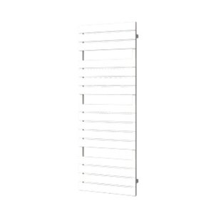 Designradiator BWS Genuo met Middenaansluiting 152 x 55 cm 800 Watt Antraciet Metallic