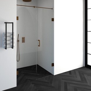 Nisdeur Compleet Just Creating Profielloos 2-Delig 120x200 cm 60/60 Koper