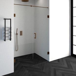 Nisdeur Compleet Just Creating Profielloos 2-Delig 140x200 cm 70/70 Koper