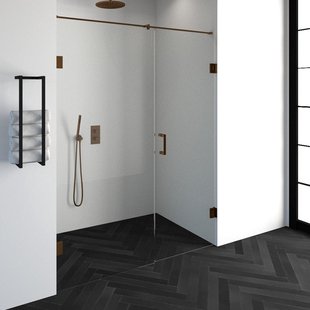 Nisdeur Compleet Just Creating Profielloos 2-Delig 160x200 cm 90/70 Koper