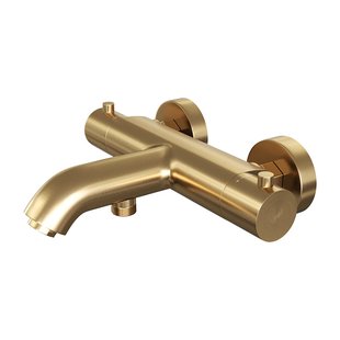 Bad- en Douchekraan Thermostatisch Brauer Gold Edition Geborsteld Goud
