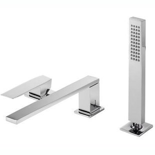 Tres Slim Badmengkraan voor randset met handdouche Chroom 20216101