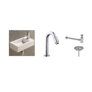 FonteinPack FONTEIN Corsa 450 x 250 x 120 mm Rechts (Keuze uit 18 kranen)