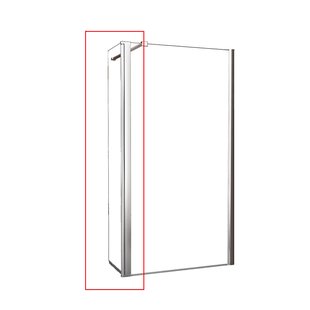 Zijwand Wiesbaden Draaibaar 40x200 cm 10mm NANO coating Zijwand Wiesbaden Draaibaar 40x200 cm 10mm NANO coating