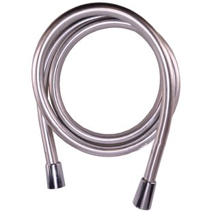 Luxe kunststof zilveren doucheslang 125 cm