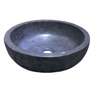 Wiesbaden Hardstenen opzetwastafel Rondon 40 cm