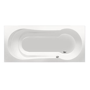 Ligbad Beterbad Xenz Barbados 180x80x45 cm Wit