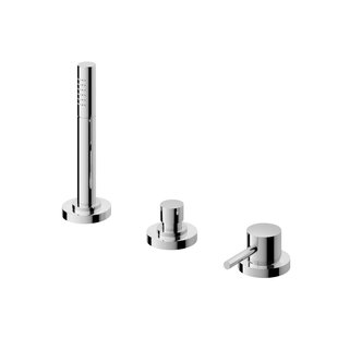 Badrandcombinatie Hotbath Buddy 1-hendel Mengkraan 2-weg Chroom