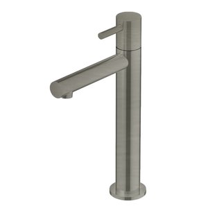 Fonteinkraan Hotbath Cobber 1-hendel Recht 23 cm Rond Geborsteld Nikkel