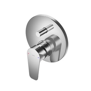 Inbouw Douchemengkraan Hotbath Gringo 1-hendel Automatische Omstelinrichting Chroom Inbouw Douchemengkraan Hotbath Gringo 1-hendel Automatische Omstelinrichting Chroom