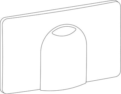 Wisa Serie 2100 So Afdekplaat Wit