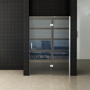 Nis swingdeur Wiesbaden 110x200cm + vast paneel 8mm NANO coating