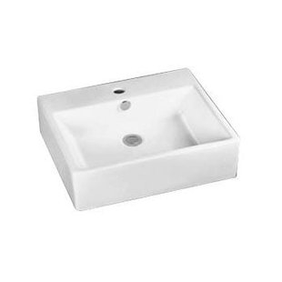 Wastafel Best Design Bestone rechthoek keramiek 53x41,5x15 cm