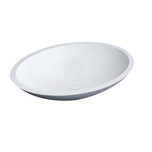 Waskom Best Design Epona opbouw Mat wit 52 cm Solid Surface