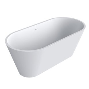 Vrijstaand Bad Best Design Mooi 170x80x64 cm Solid Surface Mat Wit