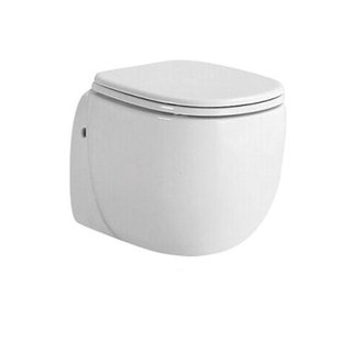 Wandcloset Best Design Quali One-Pack 50x35x38 cm Hoogglans Wit (inclusief zitting)