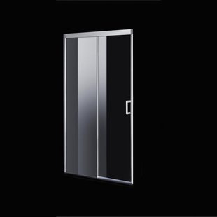 Nisdeur BWS Linea 118x200 cm Soft-Close Aluminium Profiel Chroom Nisdeur BWS Linea 118x200 cm Soft-Close Aluminium Profiel Chroom