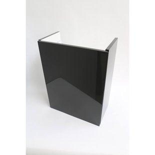 INK Fontein Contra Onderkast Linksdraaiend Greeploos Gelakt Hoogglans Antraciet 40x22x52 cm