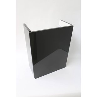 INK Fontein Contra Onderkast Rechtsdraaiend Greeploos Gelakt Hoogglans Antraciet 40x22x52 cm