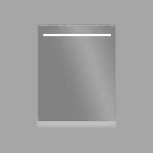 Aluminium Spiegel met LED 58cm