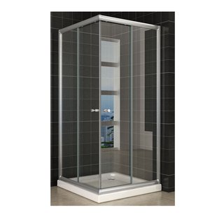 Wiesbaden Douchecabine | Hoekinstap | 90x90x190cm | 5mm helder glas