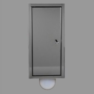 Inbouw Toilet borstel Brush-Up RVS Gepolijst Etsero