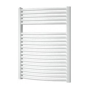 Handdoekradiator Odro gebogen 764 x 585 mm Pearl grey