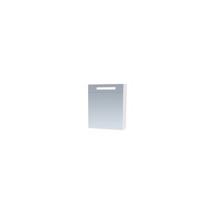 Spiegelkast Double Face Exclusive Line 60cm Rechtsdraaiend Mat Wit Spiegelkast Double Face Exclusive Line 60cm Rechtsdraaiend Mat Wit