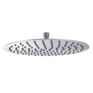 Wiesbaden Caral Hoofddouche UFO Ultra plat 30cm Rond RVS