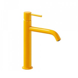 Wastafelmengkraan Tres Study Exclusive 30,4 cm 1-Hendel Rond Amber Geel