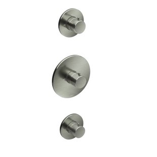 Douchethermostaat Hotbath Buddy Inbouw 2 Stopkranen Geborsteld Nikkel (excl. inbouwdeel) Douchethermostaat Hotbath Buddy Inbouw 2 Stopkranen Geborsteld Nikkel (excl. inbouwdeel)
