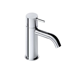 Wastafelmengkraan Hotbath Cobber 1-hendel Gebogen 14.3 cm Chroom